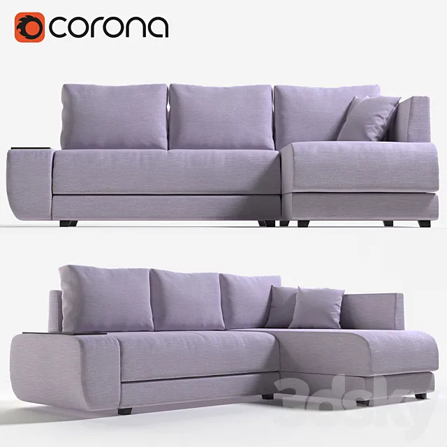 Corner sofa Consul Hoff 3ds Max