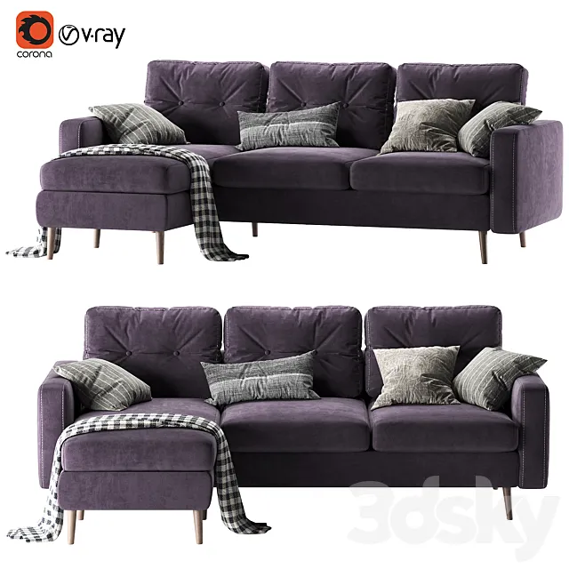 Corner sofa Deans Sherst 3DS Max Model