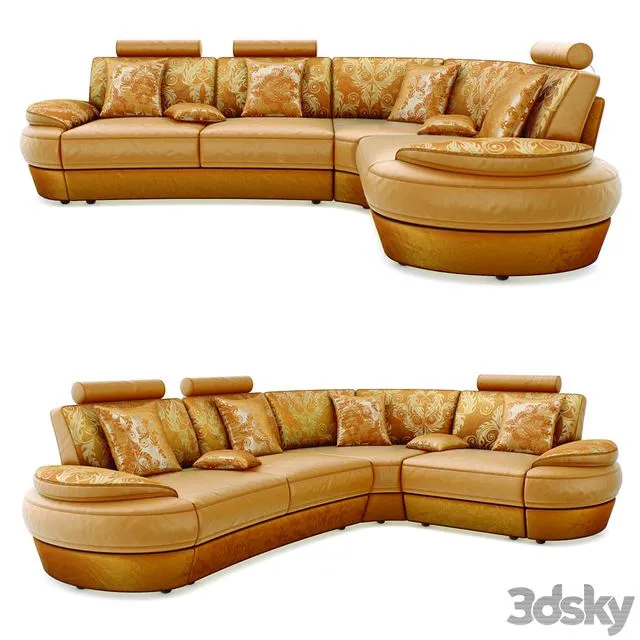 Corner sofa Kalinka 47 3dsMax Model