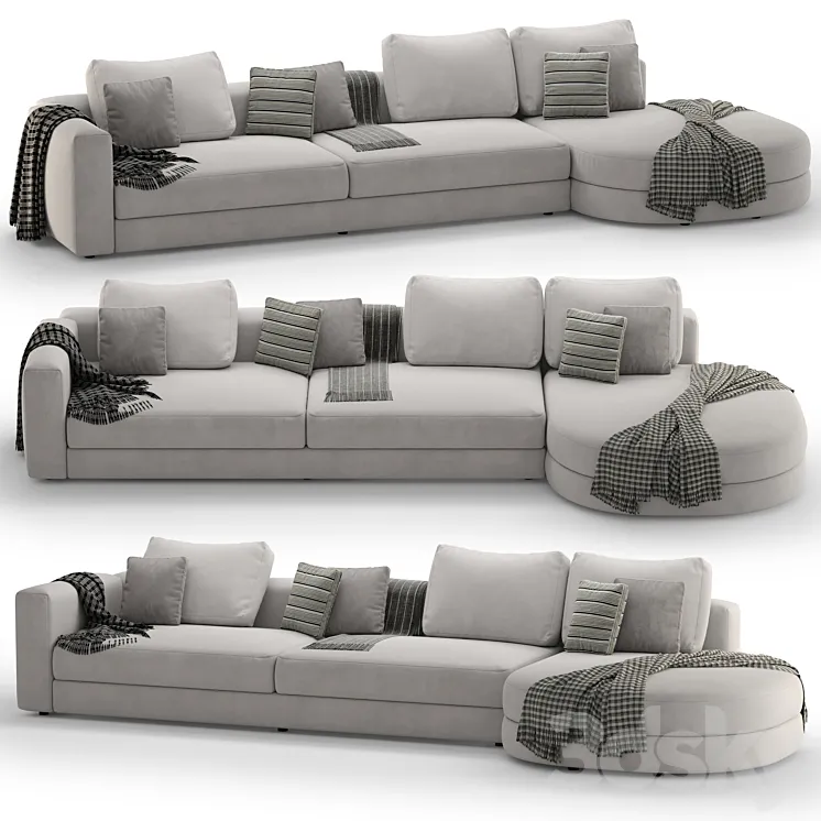 Corner sofa Leme VENISE _002 3DS Max Model