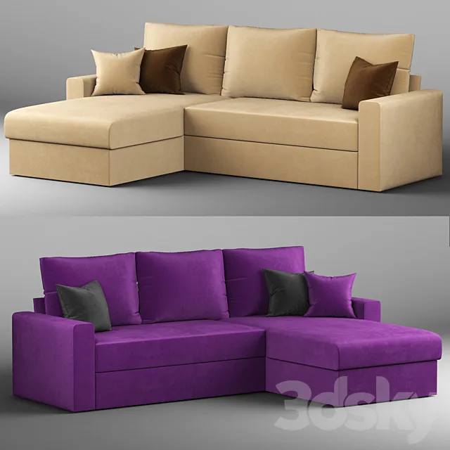 Corner sofa MebelVia Verona 3ds Max