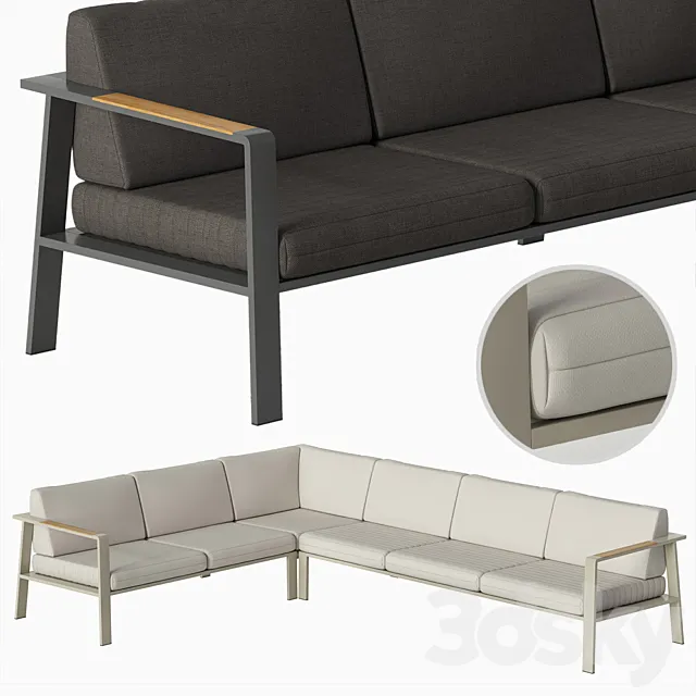 Corner sofa NOFI 3ds Max