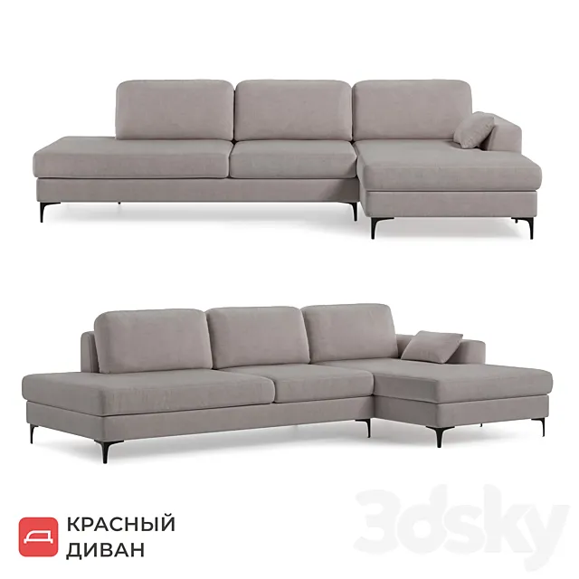 Corner sofa Portland 3DS Max Model