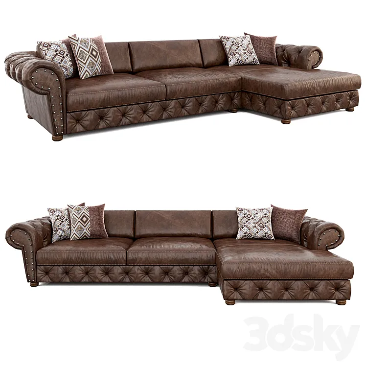 Corner sofa ROCHE BOBOIS MAESTRO CORNER COMPOSITION 3DS Max