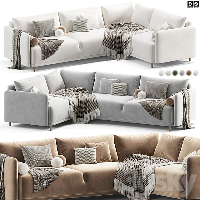 Corner sofa Sayle by Divan.ru 3dsMax Model