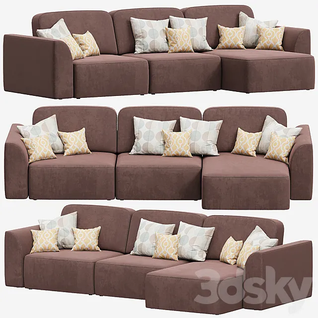 Corner Sofa Sietl Xoff 3ds Max