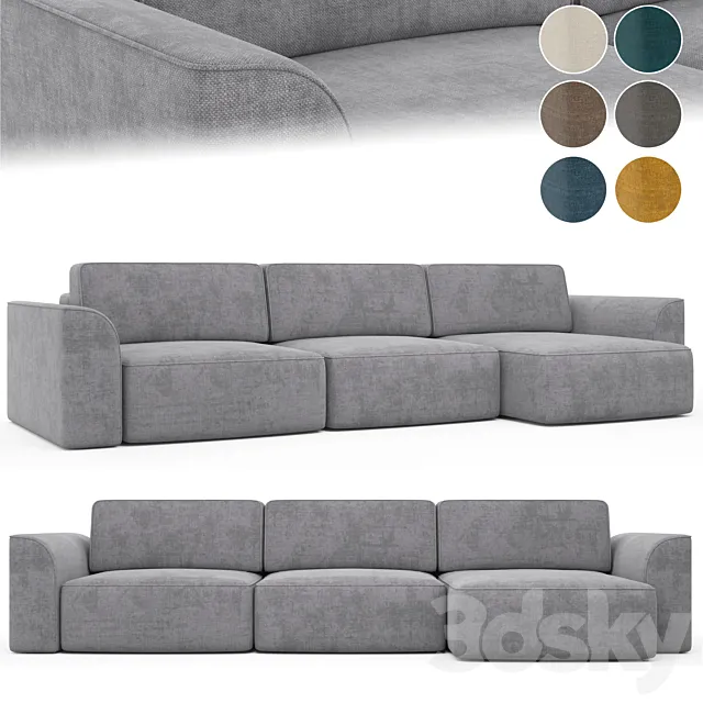 Corner sofa Space-2 3DSMax File