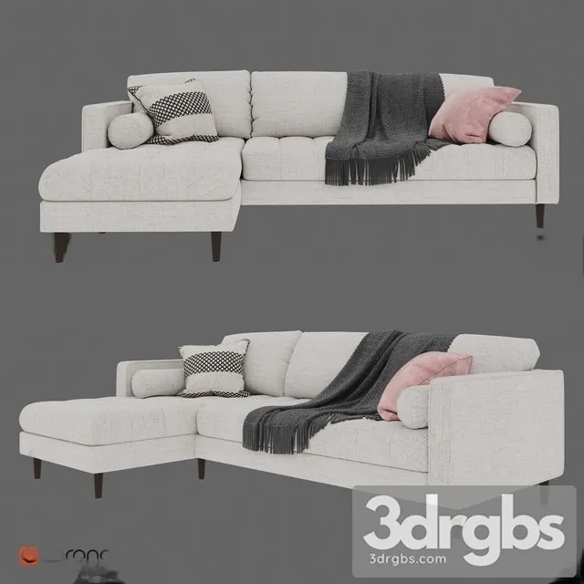 Corner Sven Sofa 01 3dsmax Download