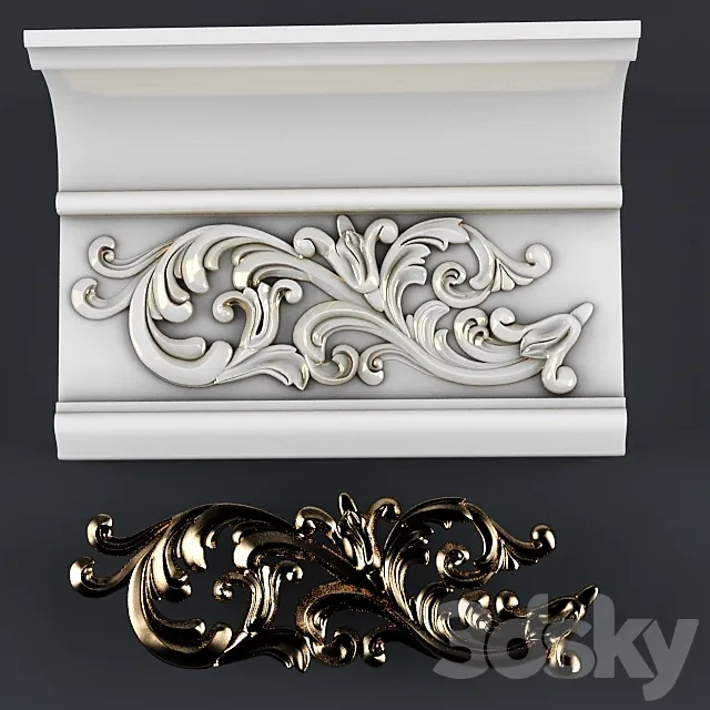 Cornice 3DS Max Model