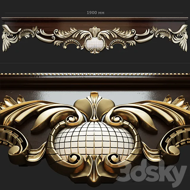 Cornice classic. 3ds Max