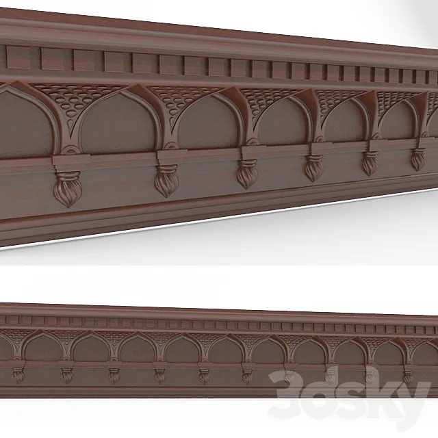 cornice East 3DS Max Model