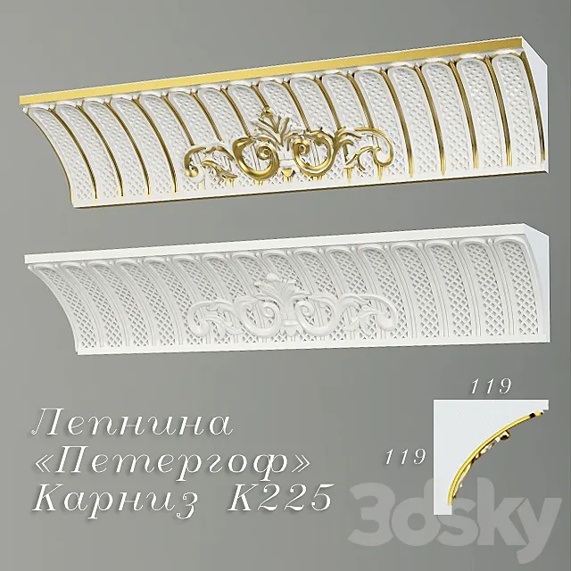 Cornice K225 3ds Max