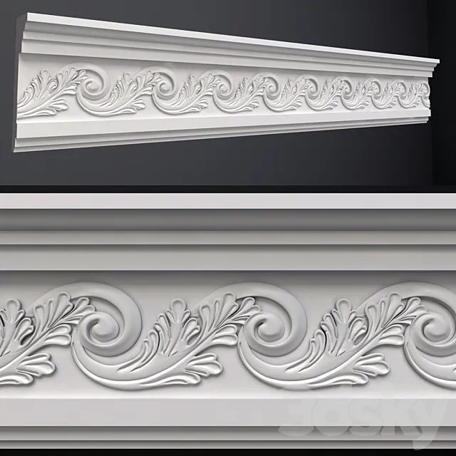 Cornices 3DS Max Model