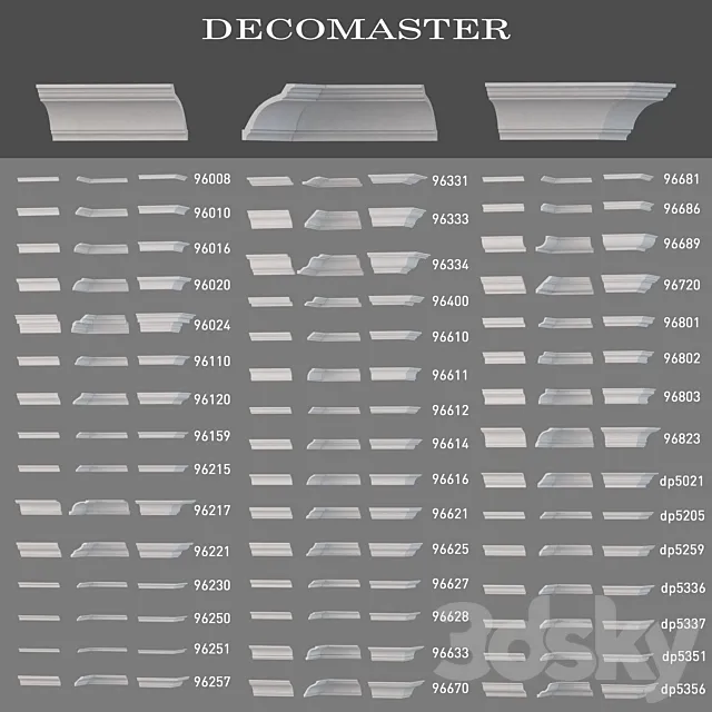 Cornices Decomaster 3DSMax File