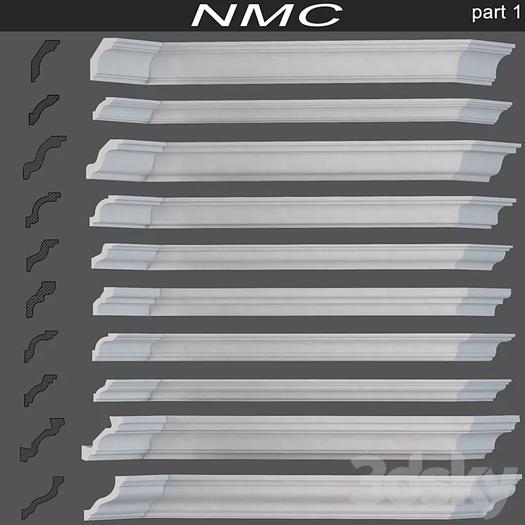 Cornices NMC (part 1) 3DS Max