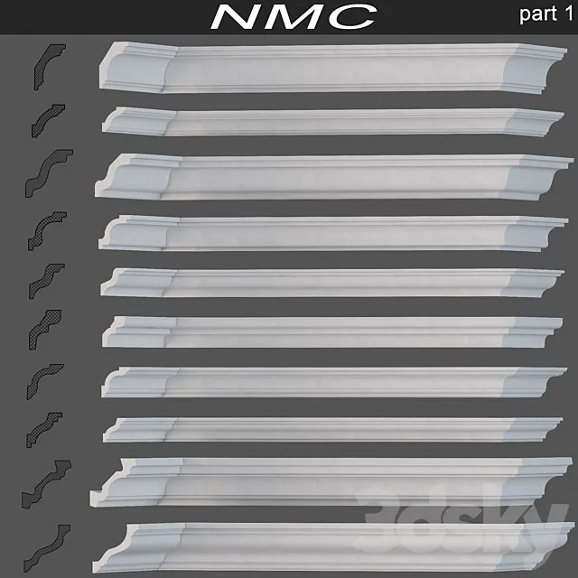 Cornices NMC (part 1) 3DSMax File
