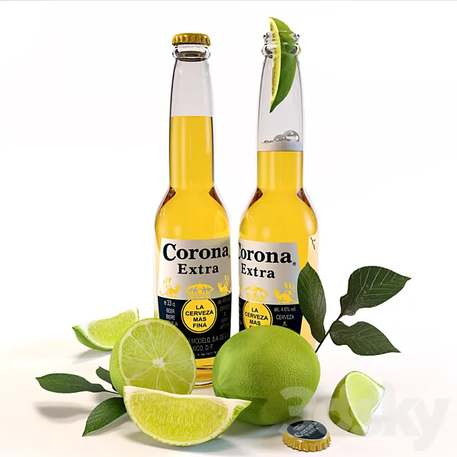 Corona Extra beer 3DSMax File