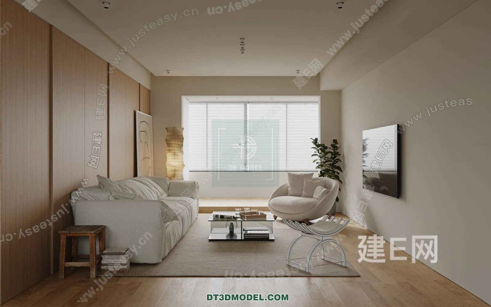 CORONA LIVING ROOM 3D MODELS – 006