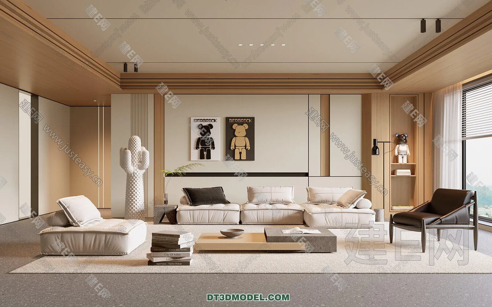 CORONA LIVING ROOM 3D MODELS – 012