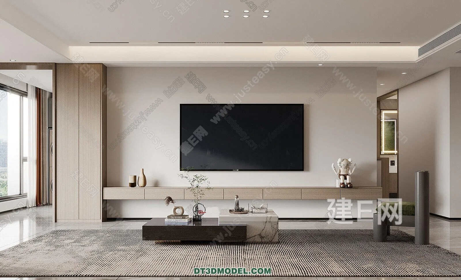 CORONA LIVING ROOM 3D MODELS – 023