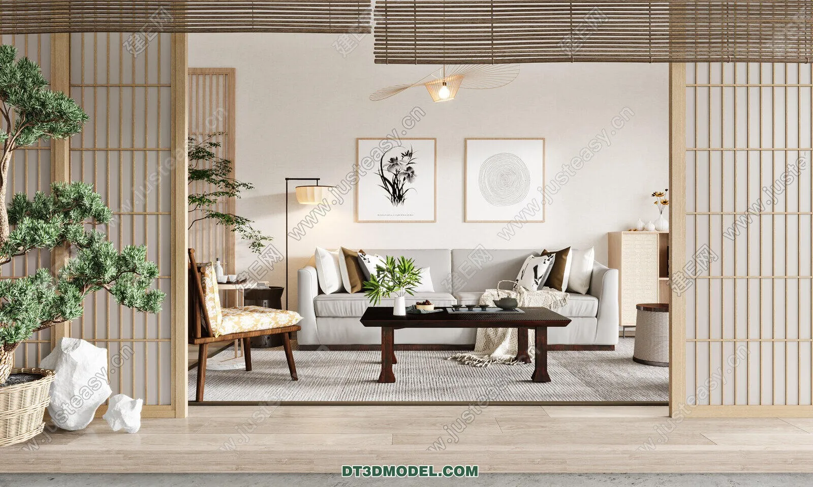 CORONA LIVING ROOM 3D MODELS – 027