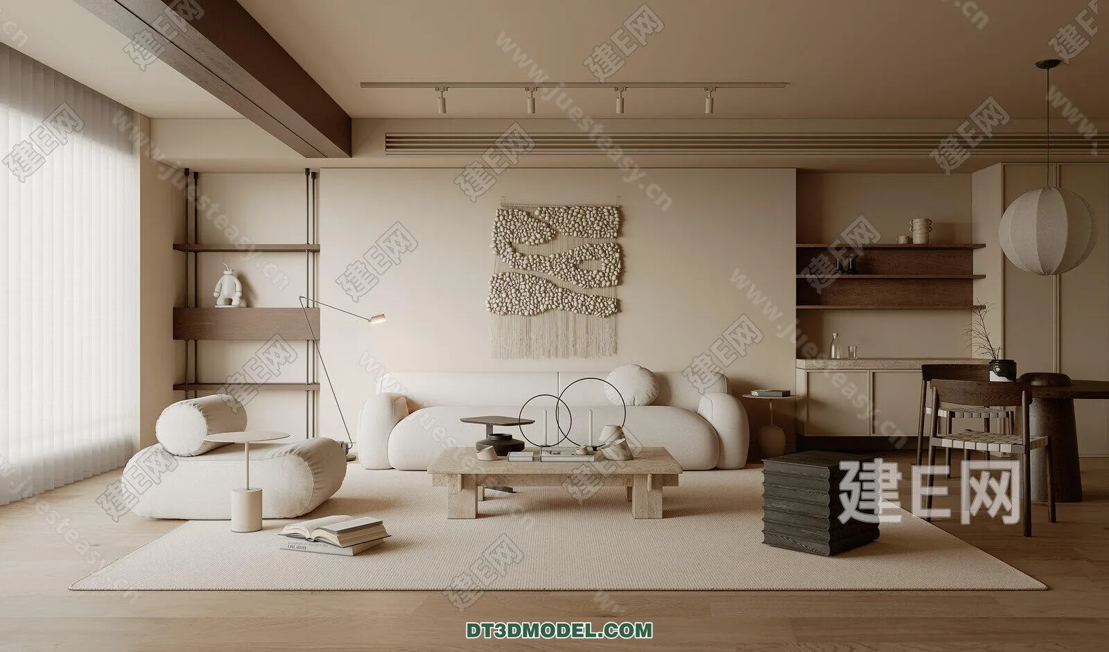 CORONA LIVING ROOM 3D MODELS – 030