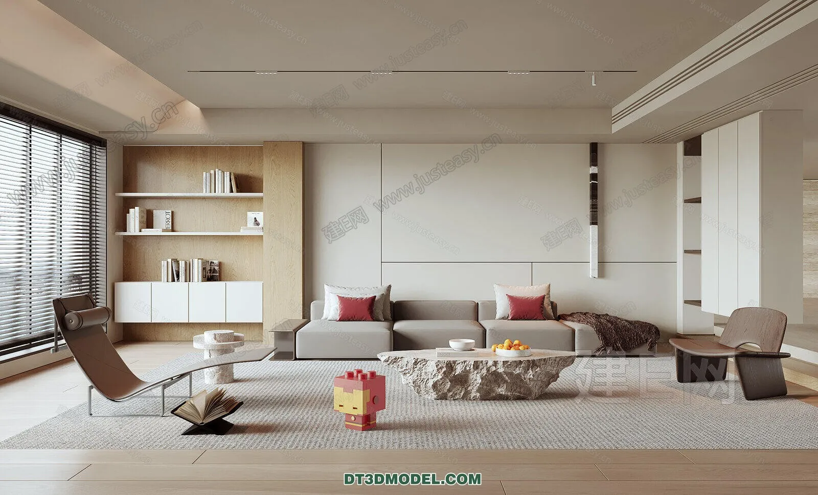 CORONA LIVING ROOM 3D MODELS – 035