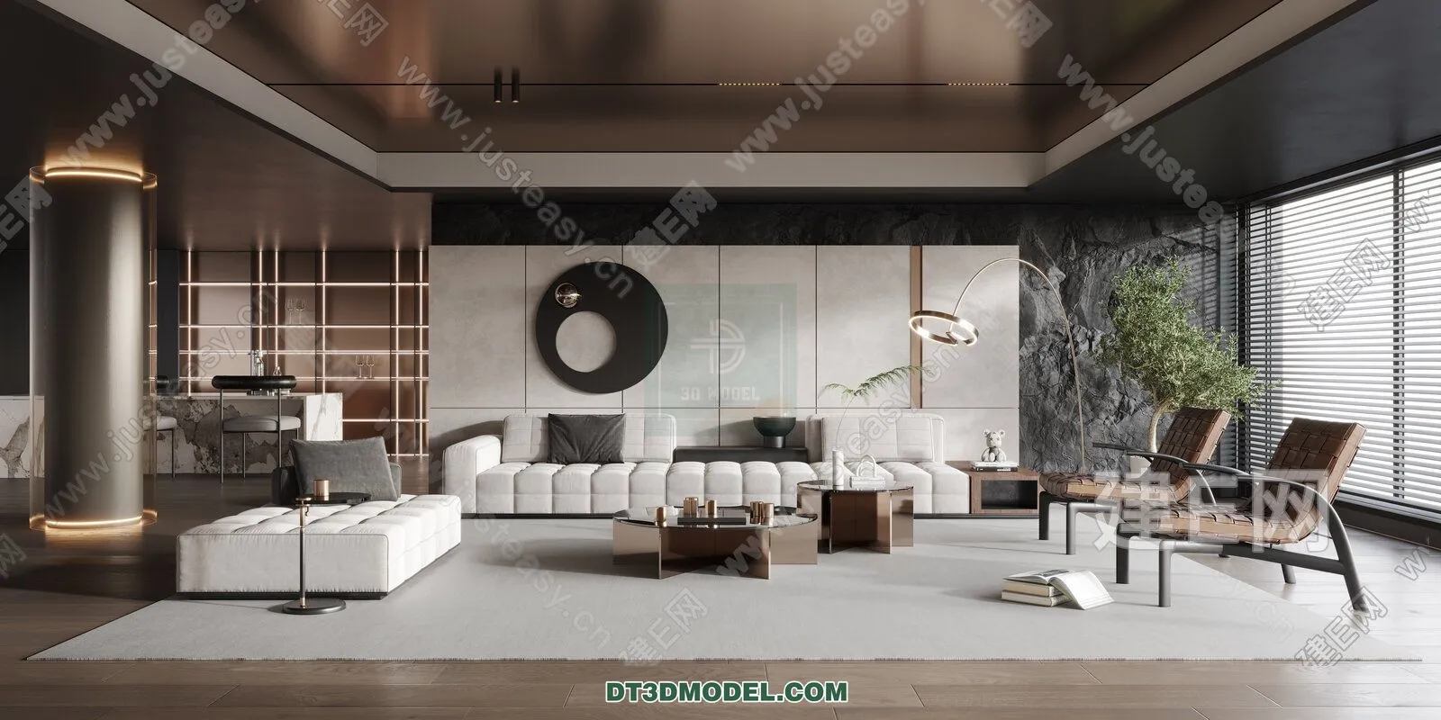 CORONA LIVING ROOM 3D MODELS – 049