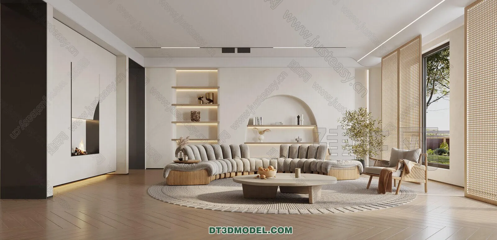 CORONA LIVING ROOM 3D MODELS – 061