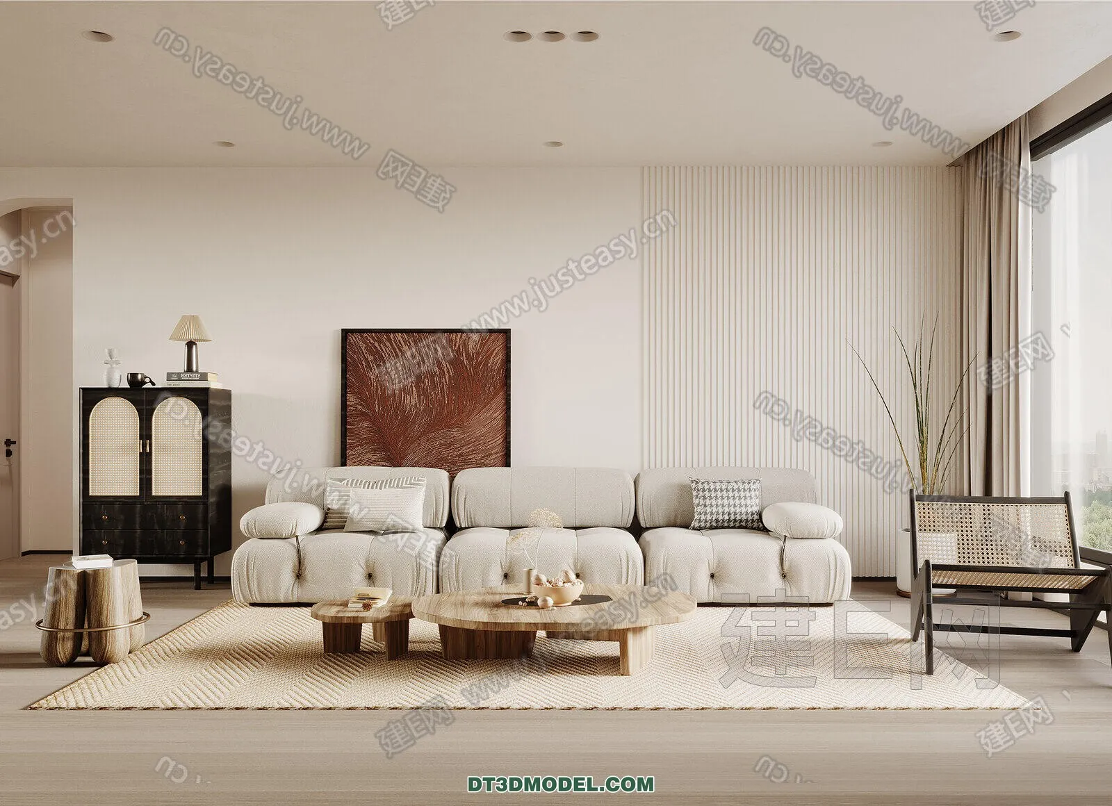 CORONA LIVING ROOM 3D MODELS – 077