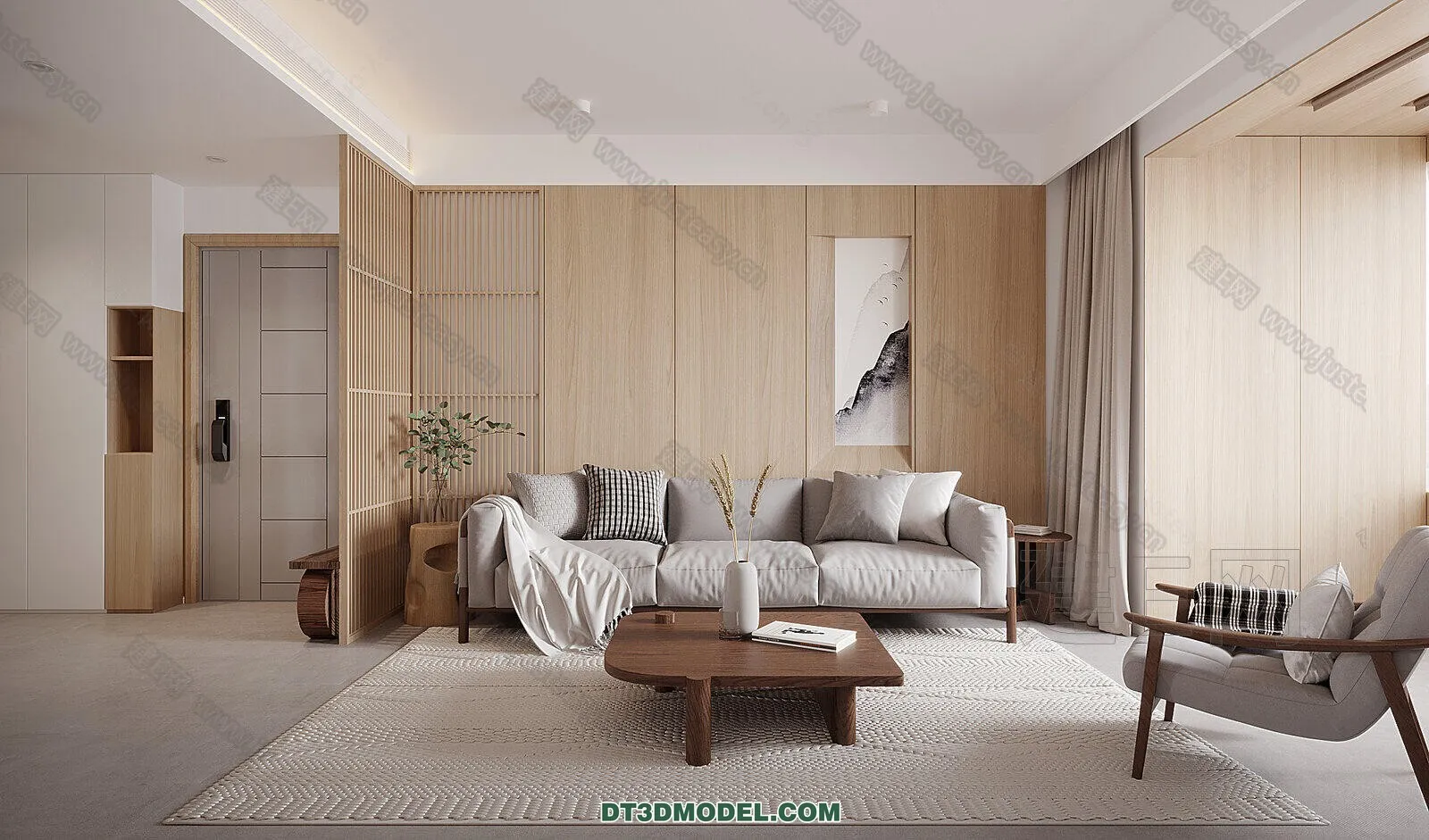 CORONA LIVING ROOM 3D MODELS – 087