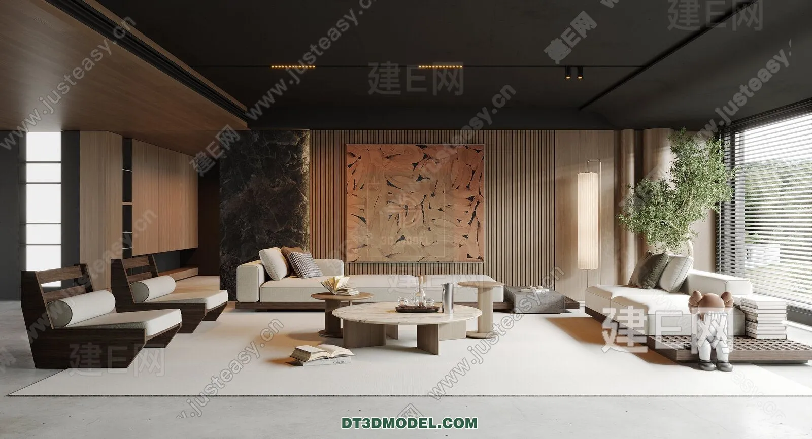 CORONA LIVING ROOM 3D MODELS – 109