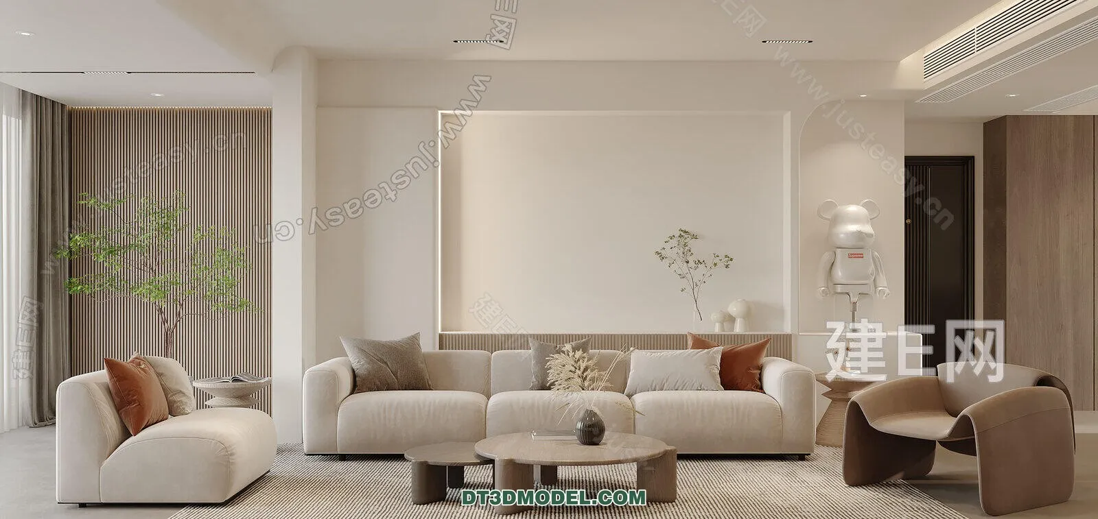 CORONA LIVING ROOM 3D MODELS – 116