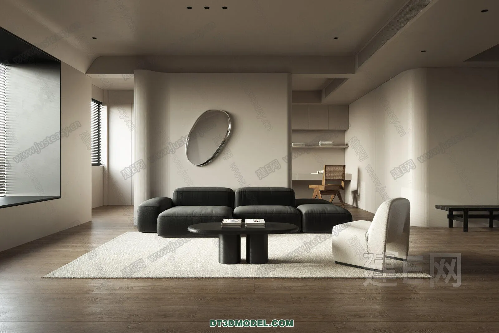 CORONA LIVING ROOM 3D MODELS – 124