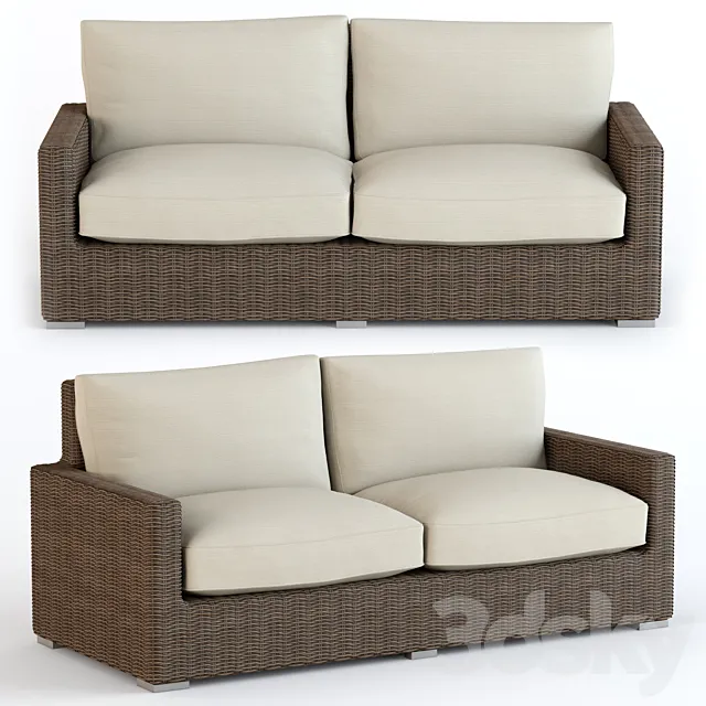 Coronado Mid Sofa 3ds Max