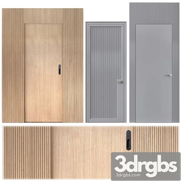 Corrugated door