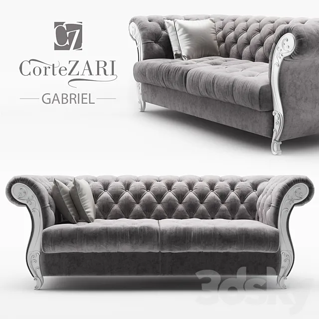 Corte ZARI – GABRIEL 3ds Max