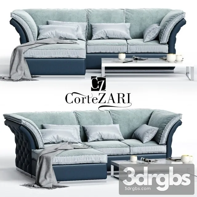 Corte Zari Tiago Corner Sofa 3dsmax Download
