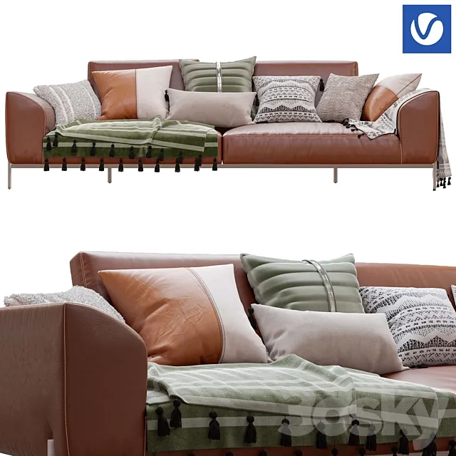 CorteZari Diva Sofa 3ds Max