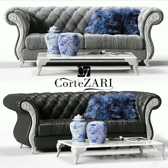 CorteZARI GABRIEL Sofa 3DSMax File