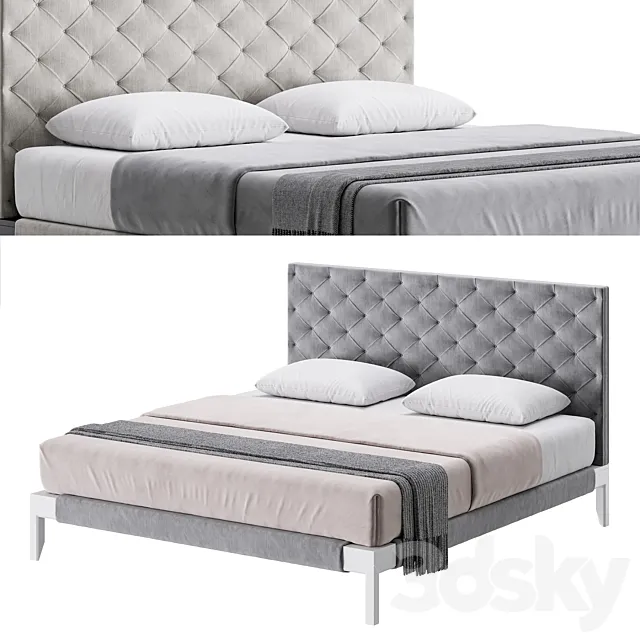 Cortina bed 3dsMax Model