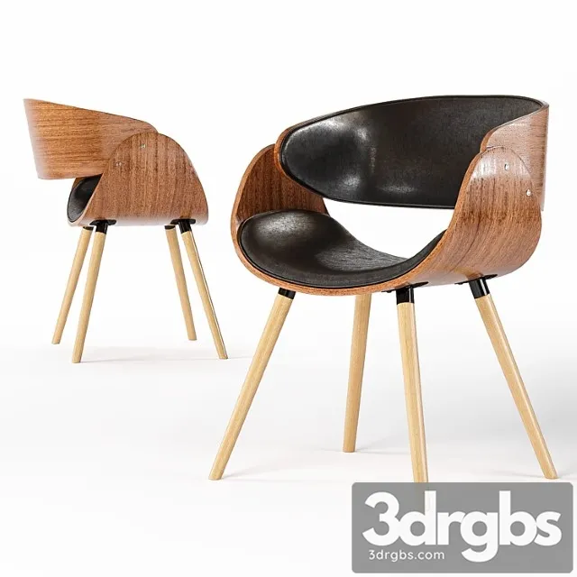 Corvus mid-century modern accent chair 2 3dsmax Download