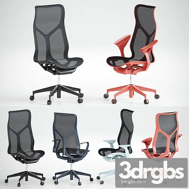 Cosm Chairs High Back 3dsmax Download