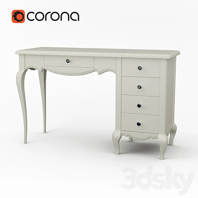 Cosmetic table 3DS Max Model