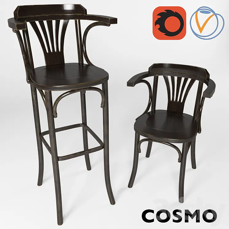 Cosmo_leisure_Chair 3DS Max