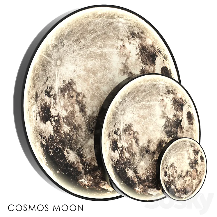 COSMOS MOON 3DS Max