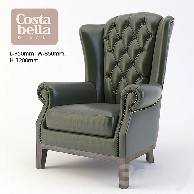 Costa Bella chair Lord 3DSMax File