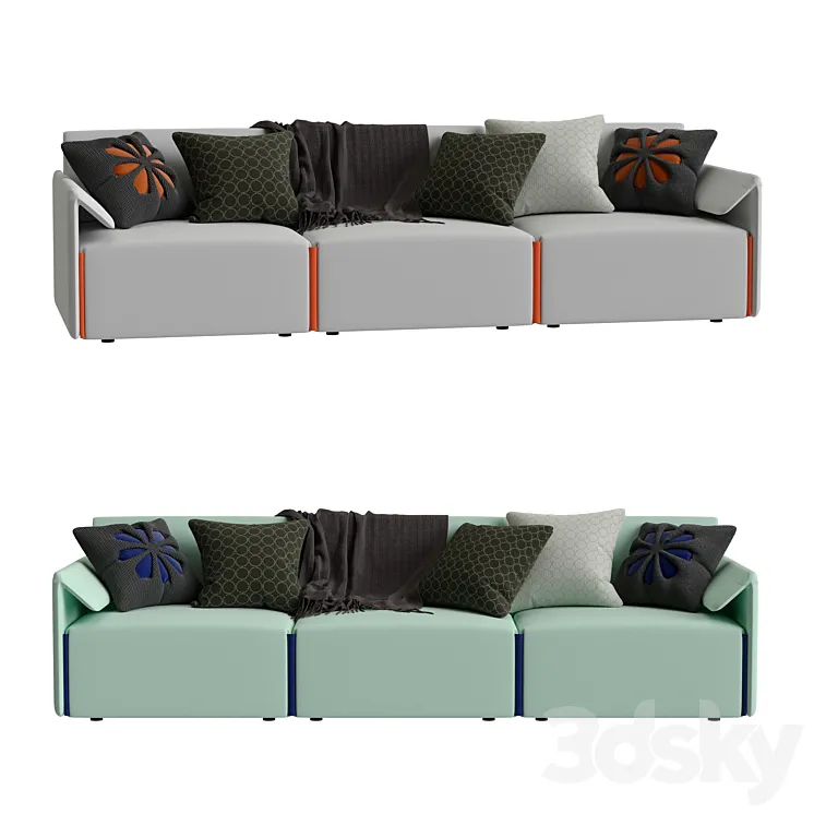 Costume sofa by Magis 3DS Max Model