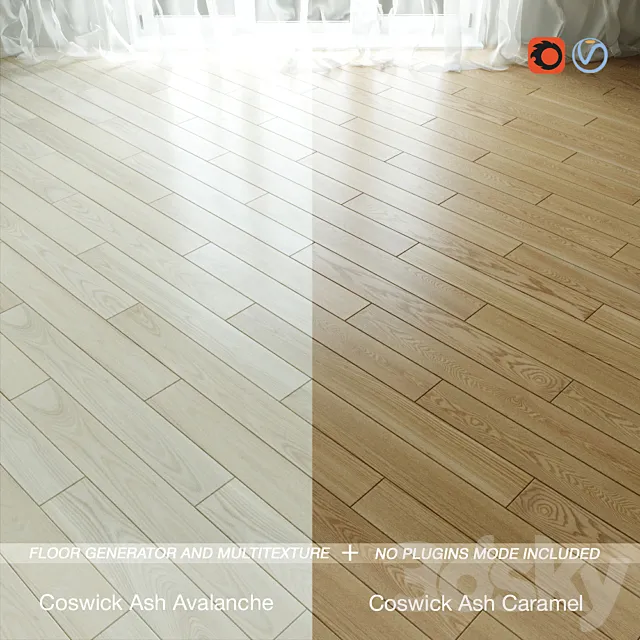 Coswic Flooring Vol.1 3DS Max Model