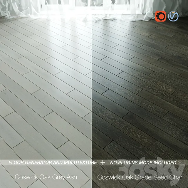 Coswic Flooring Vol.9 3dsMax Model